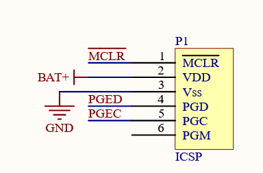 ICSP schematic